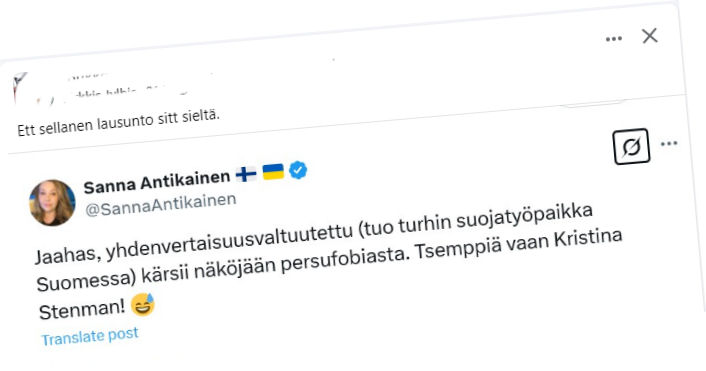 Antikainen taas