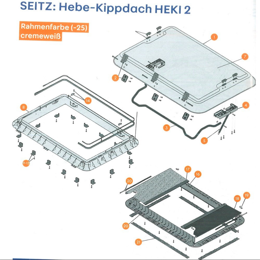 Dometic 570E35 kattoikkuna