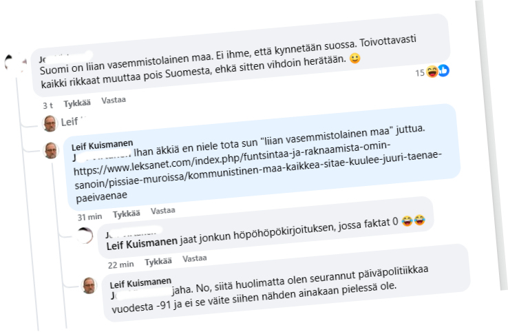 liianvasemmistol