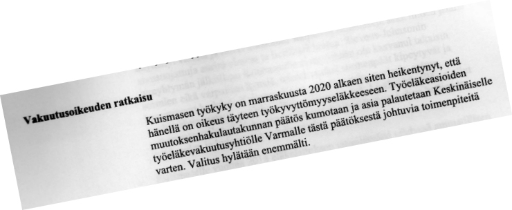 vakuutusoikeus20221202 ratkaisu